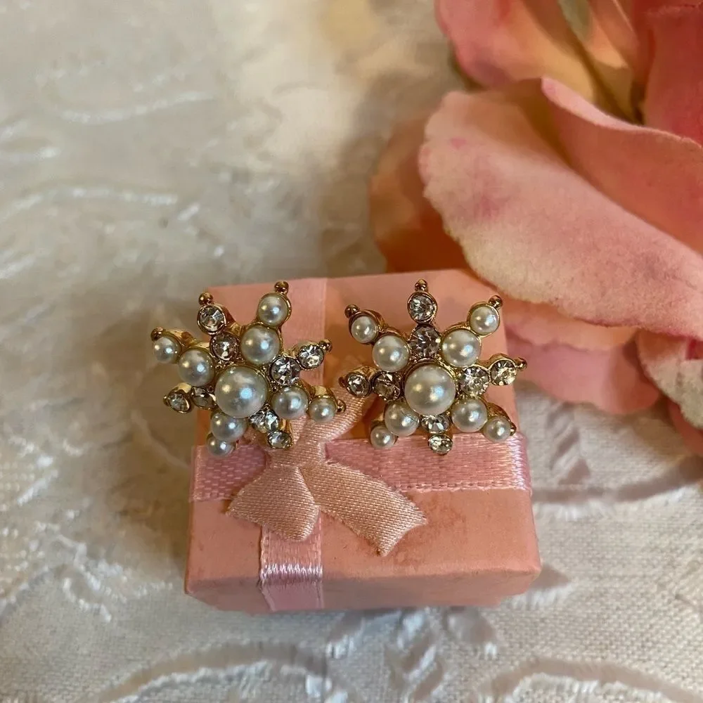 💥Swarovski Crystal Gold Silver Plated  Earrings
